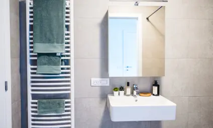 assistentie appartement interieur badkamer