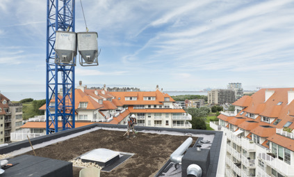 werf appartement exterieur groendak