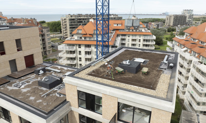 werf appartement exterieur groendak