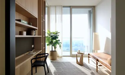 antwerp tower serenity appartement serenity dans le bureau et la chambre d'amis