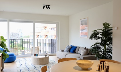 kijkappartement interieur leefruimte