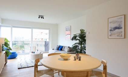kijkappartement interieur leefruimte