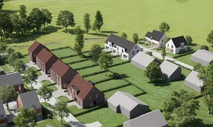 Wuustwezel Hofakker luchtbeeld