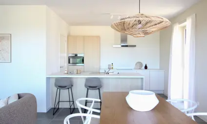 geel laar Keuken Hedendaags design en duurzame bouwkwaliteit 