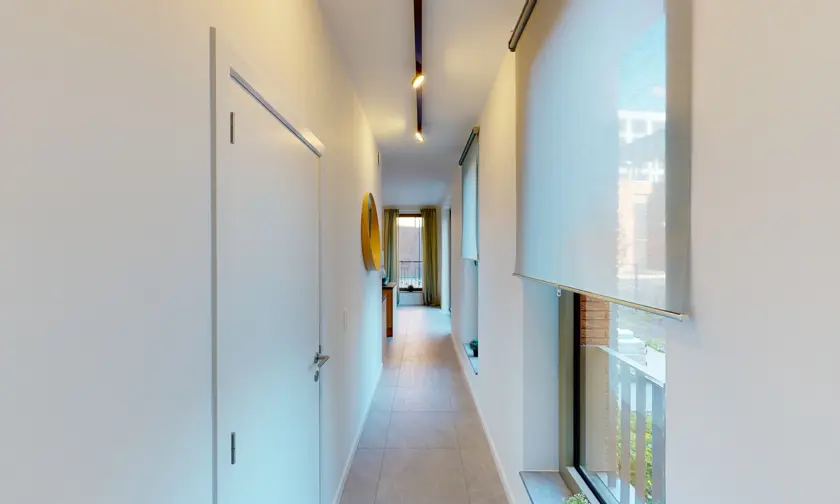 Appartement Quartier Bleu Hasselt, gelijkvloers, 2 slaapkamers en terras - foto hal