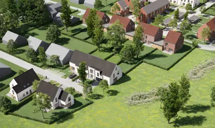 Wuustwezel Hofakker luchtbeeld