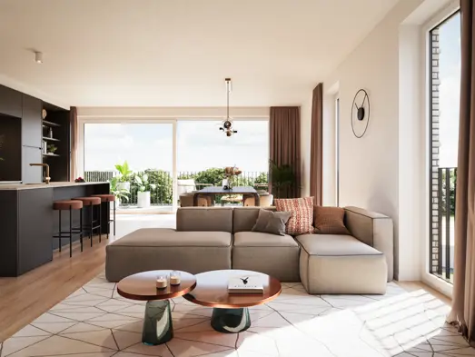 penthouse interieur woonkamer