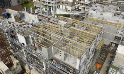 werf appartement exterieur luchtbeeld drone