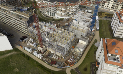 werf appartement exterieur luchtbeeld drone