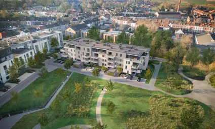 Immeuble exterieur aérien Tournai appartements